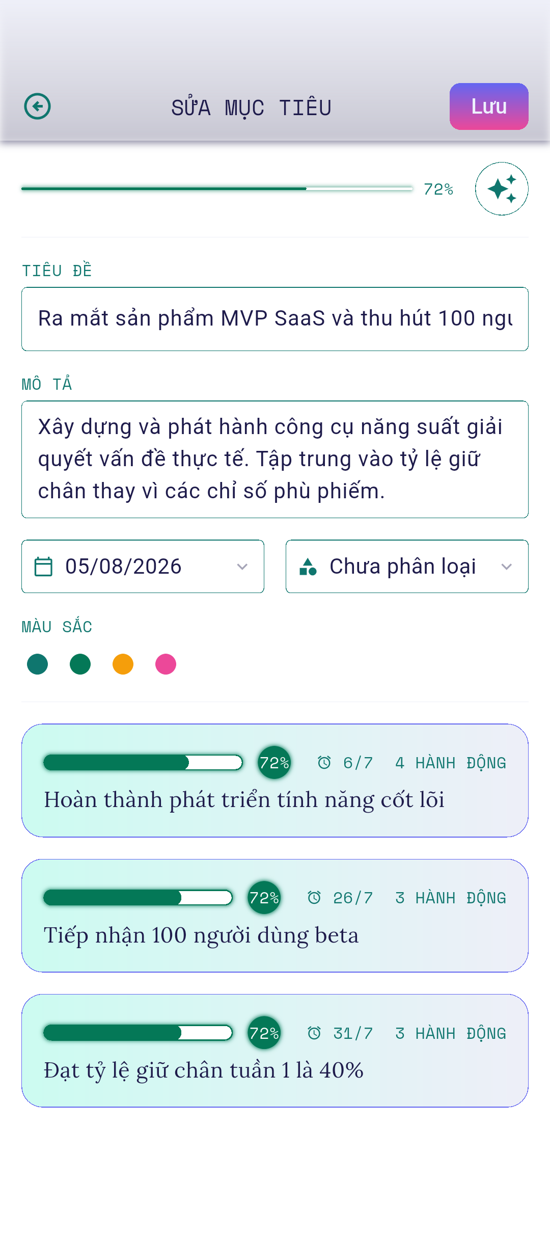 Trường chọn danh mục trên trình soạn thảo