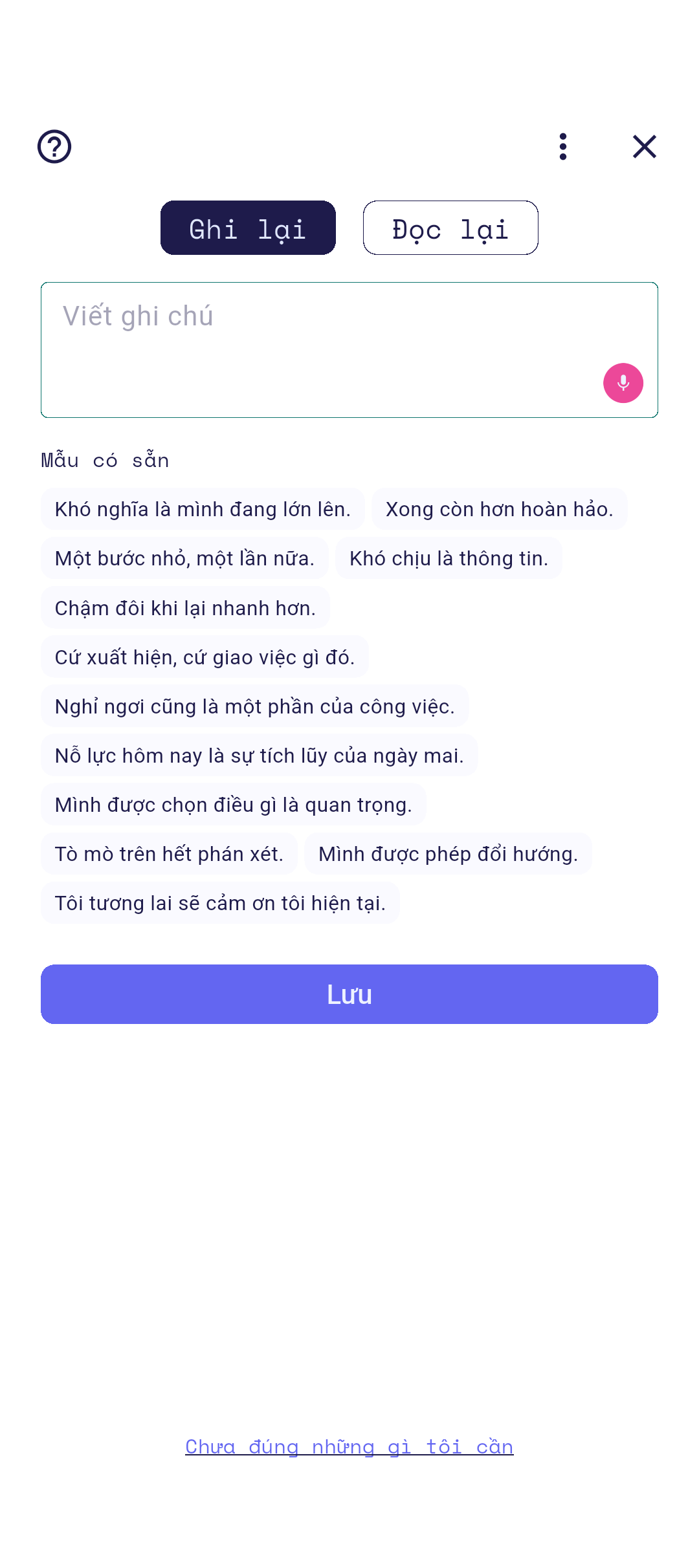 Giao diện đọc bài viết